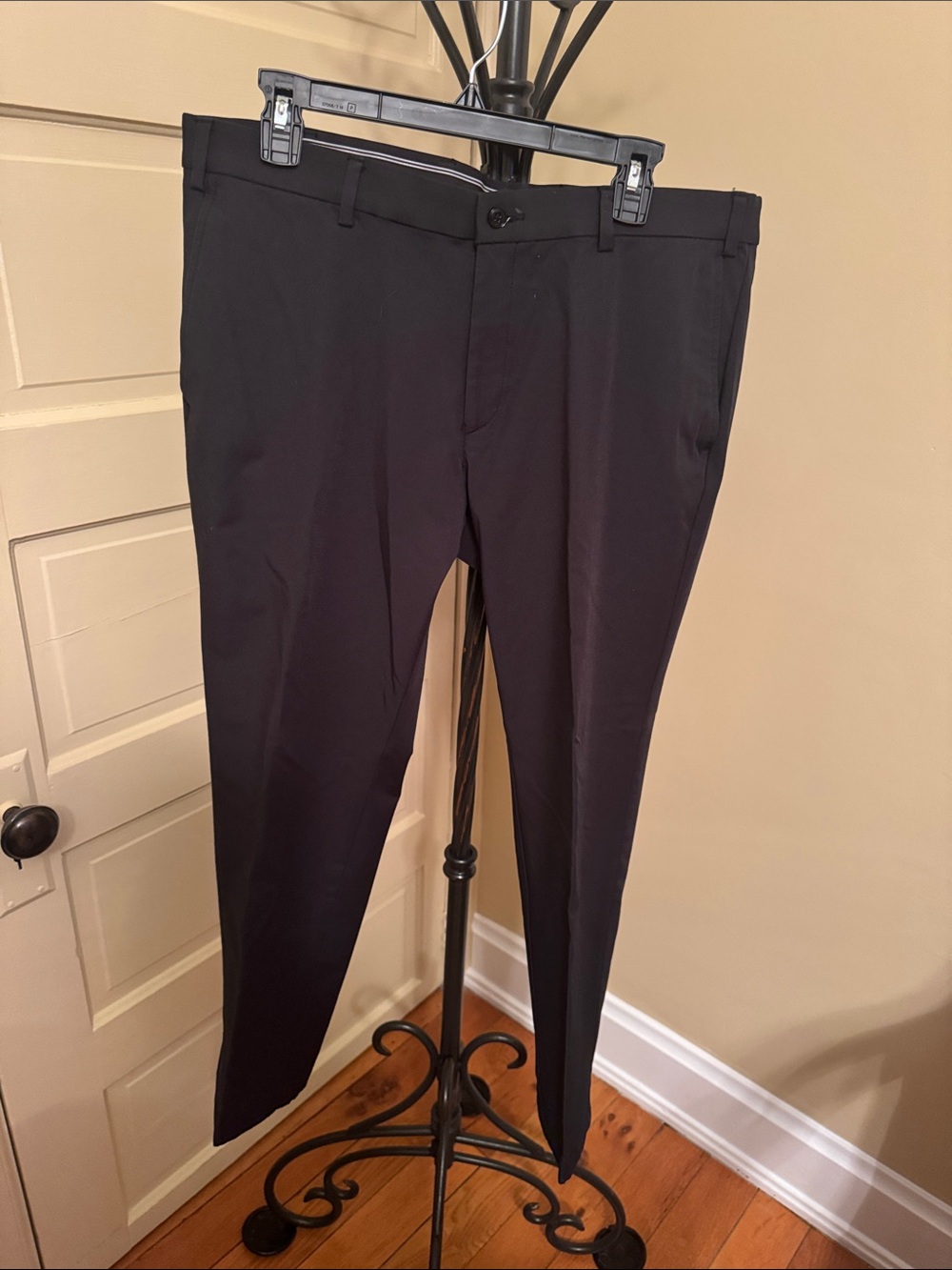 Michael Kors Men's Black Dress Pants - Slim Tailored